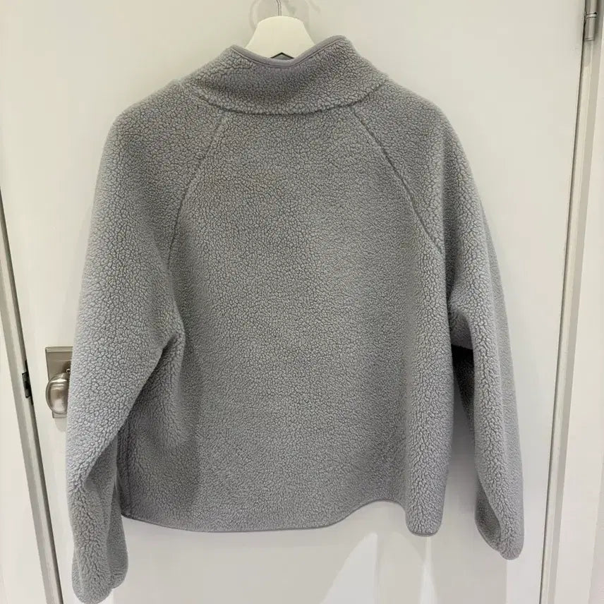 [BUNJANG] Here You Fleece Gray Jacket / 유리에 히얼유 후리스
