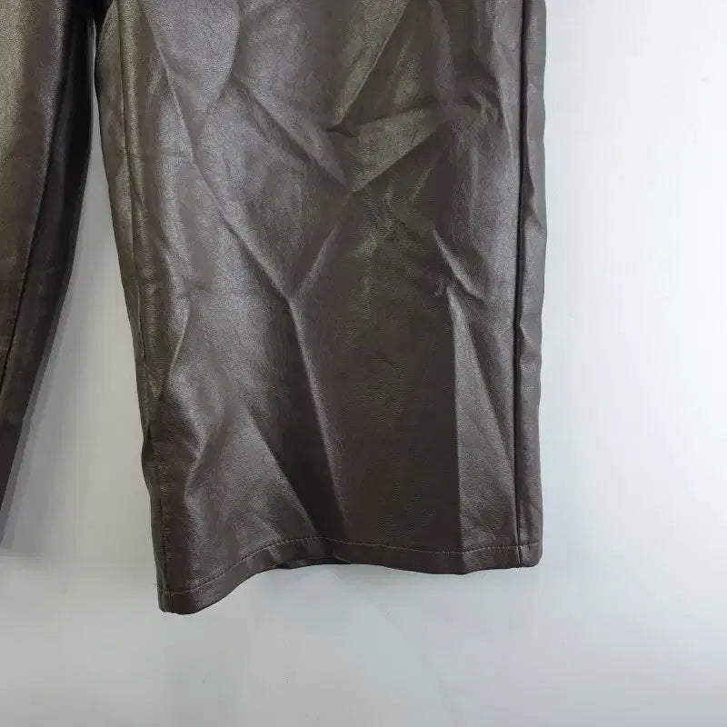 [BUNJANG] FREE Leather Pants / 여FREE 가죽 바지 브라운 M6394