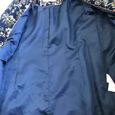 [BUNJANG] GIVY Navy Patterned Zip-up Jacket / GIVY 정품 - 통통55/새거수준