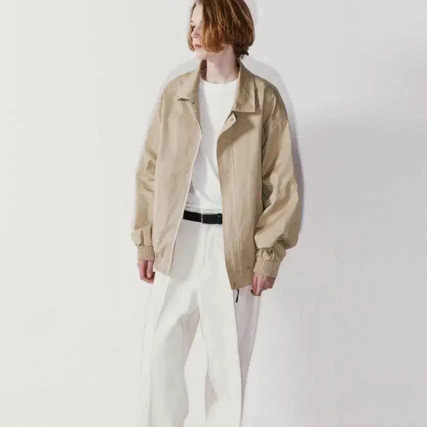 [BUNJANG] Beige Cotton Jacket / 베이지 코튼 자켓