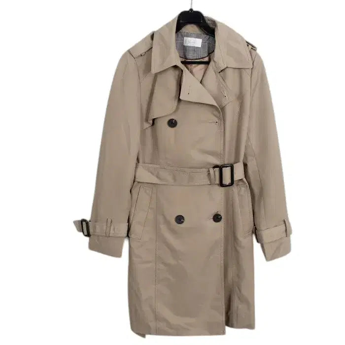 [BUNJANG] Roem Basic Belted Trench Coat / 여성55 / 로엠 베이직 벨티드 트렌치코트BG 12-20