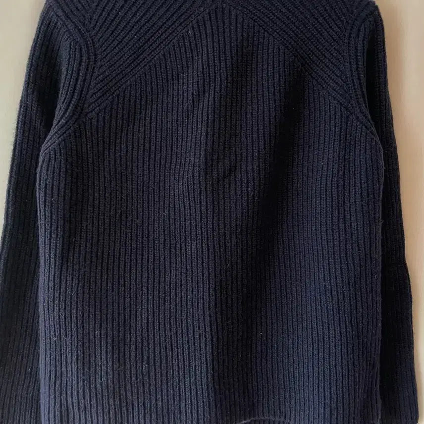 [BUNJANG] Wool Blend Deep Navy Pullover Sweater / 여성 풀오버스웨터/울혼방 55~66