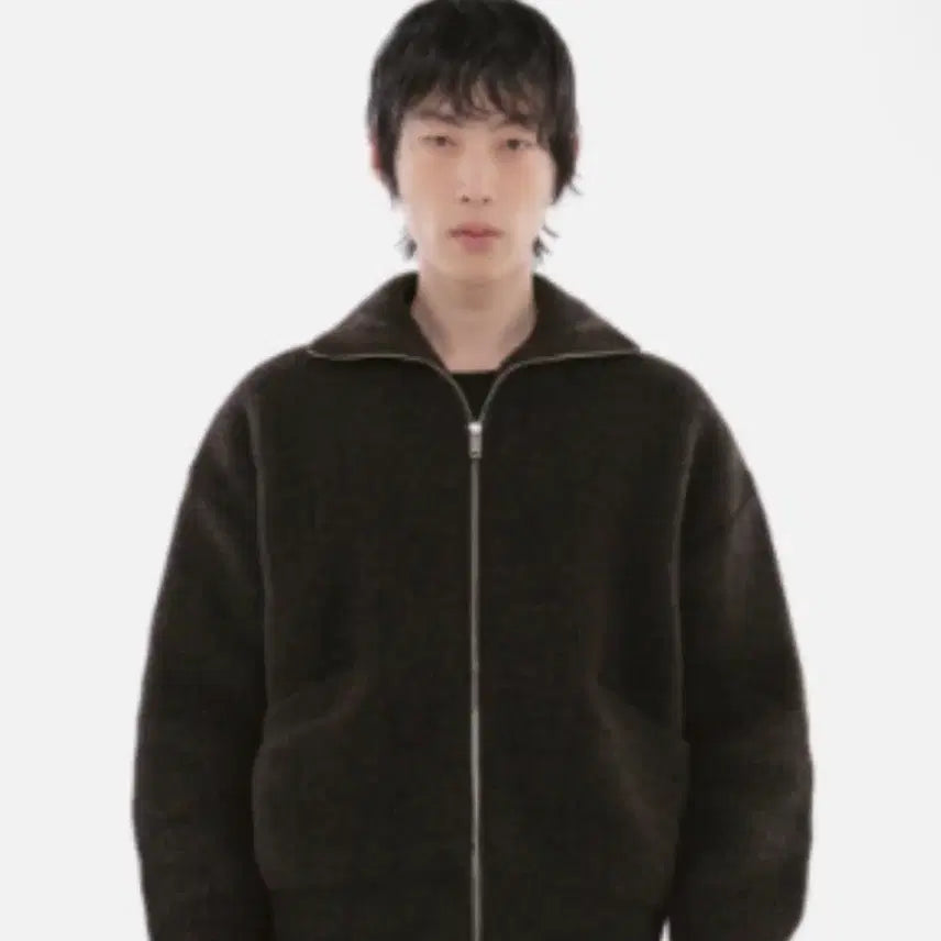 [BUNJANG] eql Essential Heavyweight Knit Zip-up Jumper / eql 에센셜 헤비웨이트 니트집업 점퍼