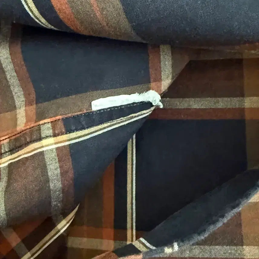 [BUNJANG] Massimo Dutti Navy Check Shirt / 마시모두띠 네이비 체크 셔츠