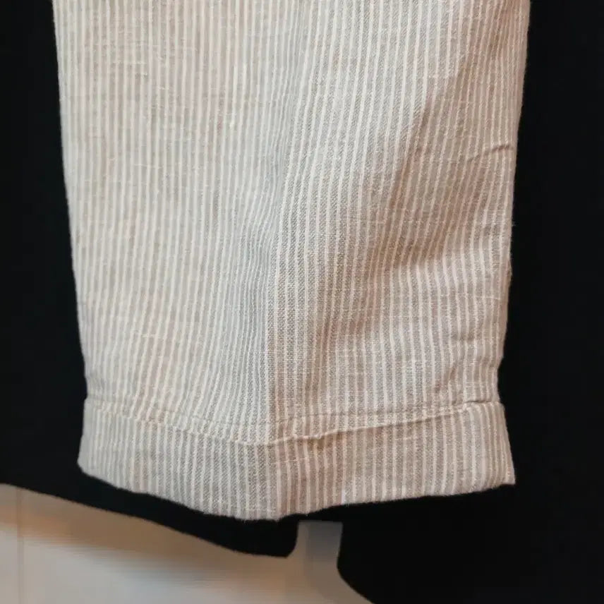 [BUNJANG] Aillo Stripe Linen Pants / 아일로스트라이프 린넨바지 ( 70ㅡ97)ㅡ6ㅡ