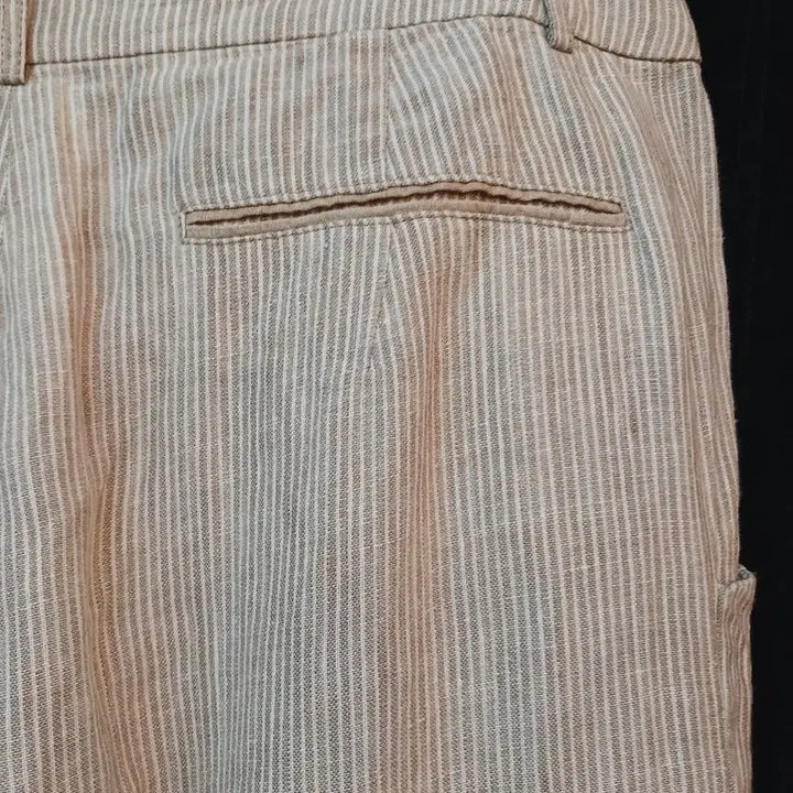 [BUNJANG] Aillo Stripe Linen Pants / 아일로스트라이프 린넨바지 ( 70ㅡ97)ㅡ6ㅡ