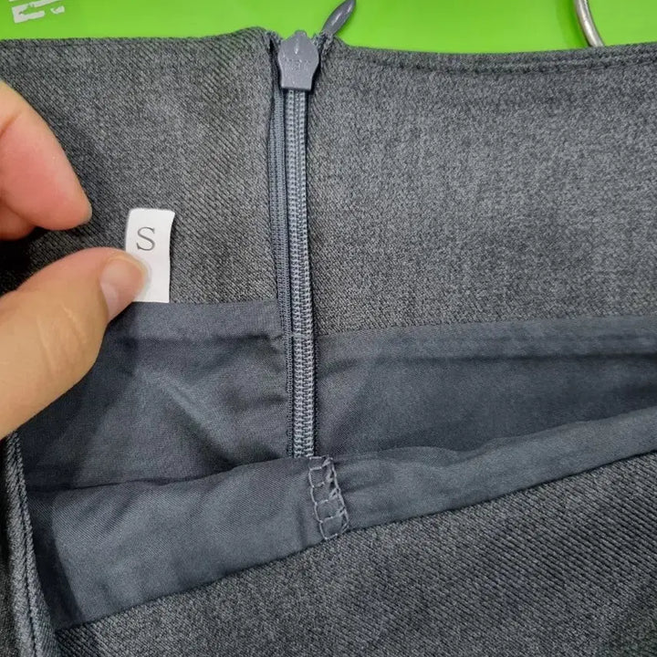 [BUNJANG] Gray Pleated Mini Skirt / 회색 플리츠 미니스커트