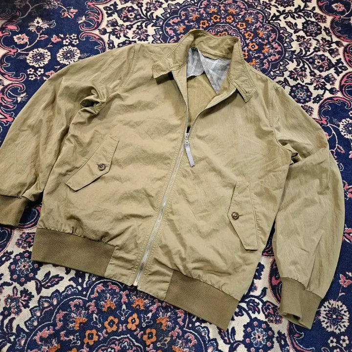 [BUNJANG] Robert Talbott Classic Harrington Bomber Jacket (Size M) / Robert Talbott 클레식 헤링턴 봄버자켓 M size
