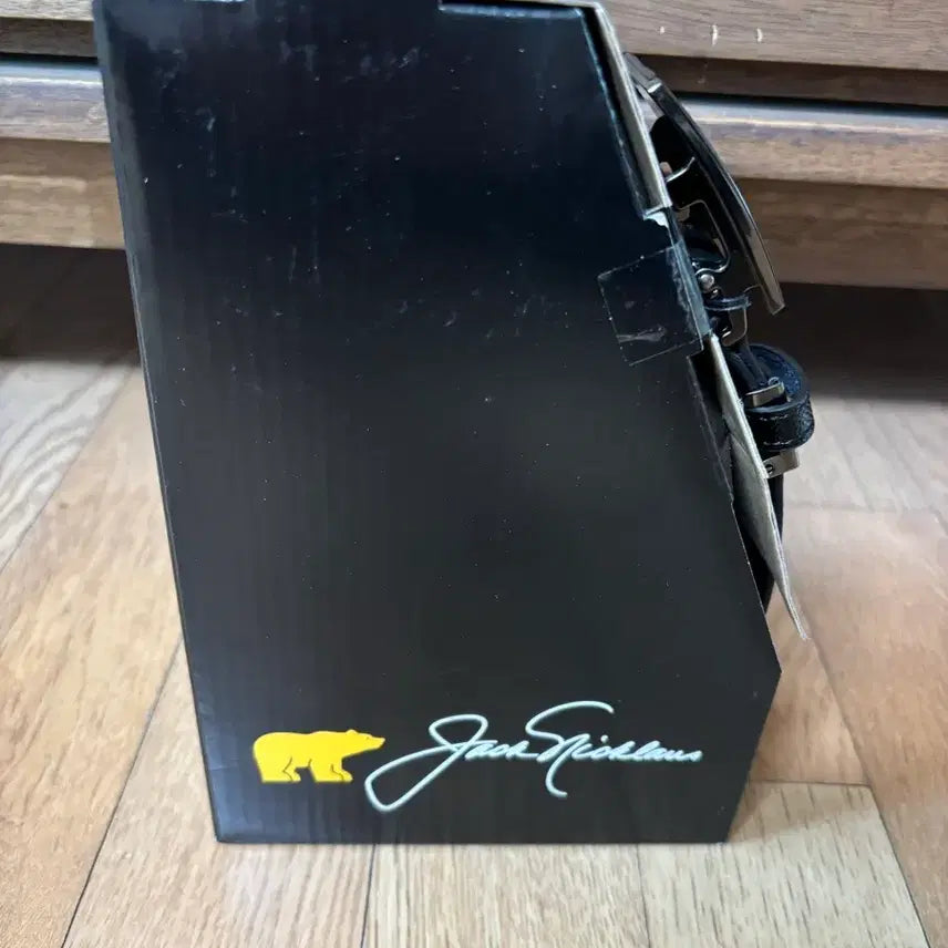 [BUNJANG] Jack Nicklaus Leather Belt / 잭니클라우스 블랙 가죽 남성 벨트