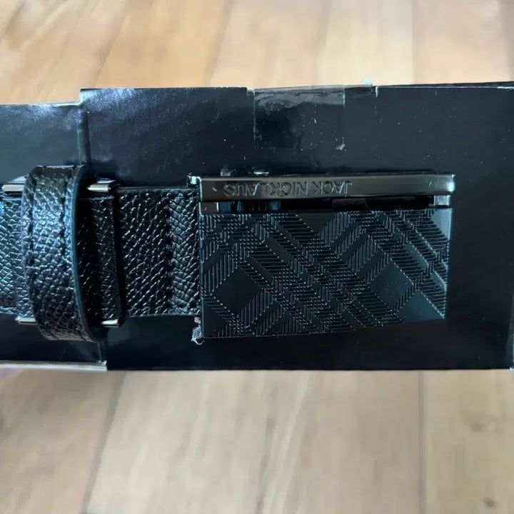 [BUNJANG] Jack Nicklaus Leather Belt / 잭니클라우스 블랙 가죽 남성 벨트