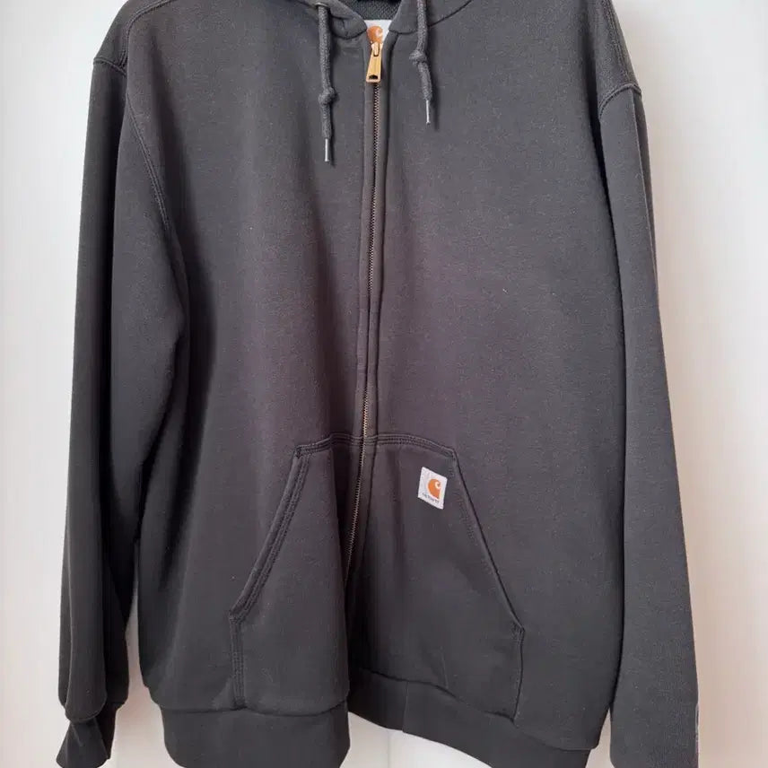 [BUNJANG] Carhartt Black Hoodie / 칼하트 블랙 후드집업
