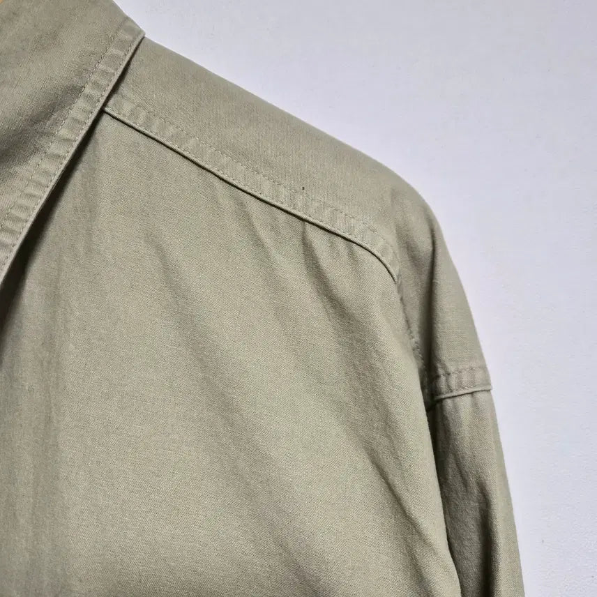 [BUNJANG] LLBean Cotton Two-Pocket Work Shirt L / 엘엘빈LLBEAN 코튼 투포켓 워크셔츠 L - S381