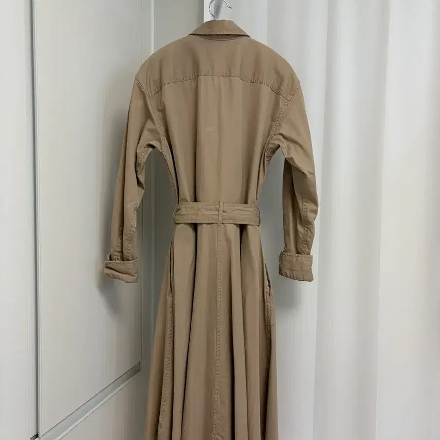 [SOLD OUT] 폴로랄프로렌 코튼 롱 셔츠 원피스 베이지