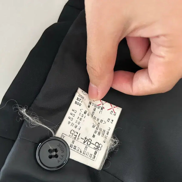 [SOLD OUT] ALAMODE 블랙 랩 스커트/자켓/베스트 스리피스 세트 55