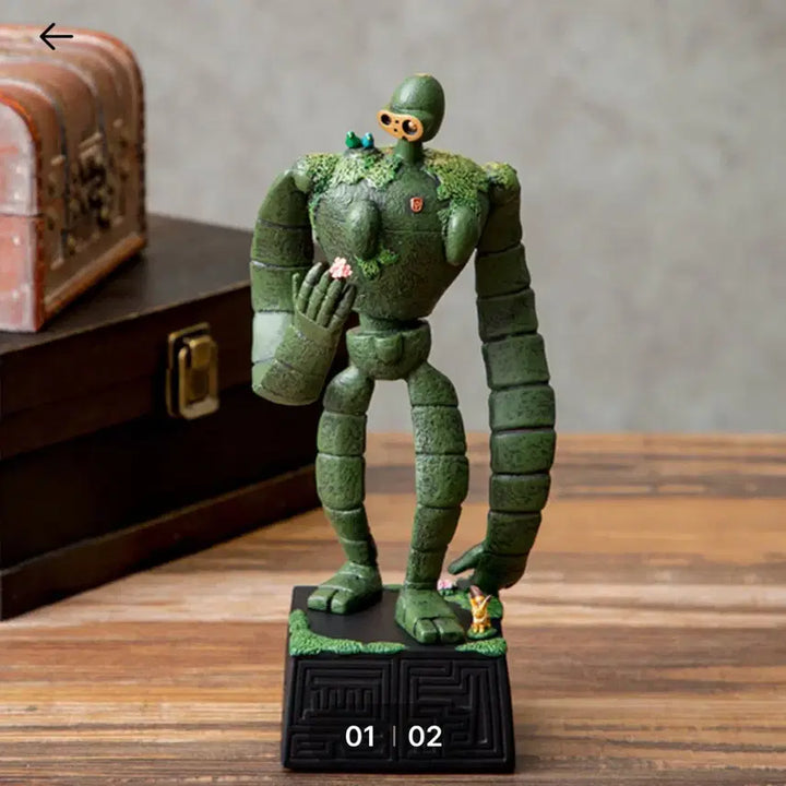 [BUNJANG] Ghibli Laputa: Castle in the Sky Robot Soldier (Goliath) Figure Music Box / 지브리 천공의성 라퓨타 로봇병(거신병) 피규어 오르골 미개봉 판매합니다!