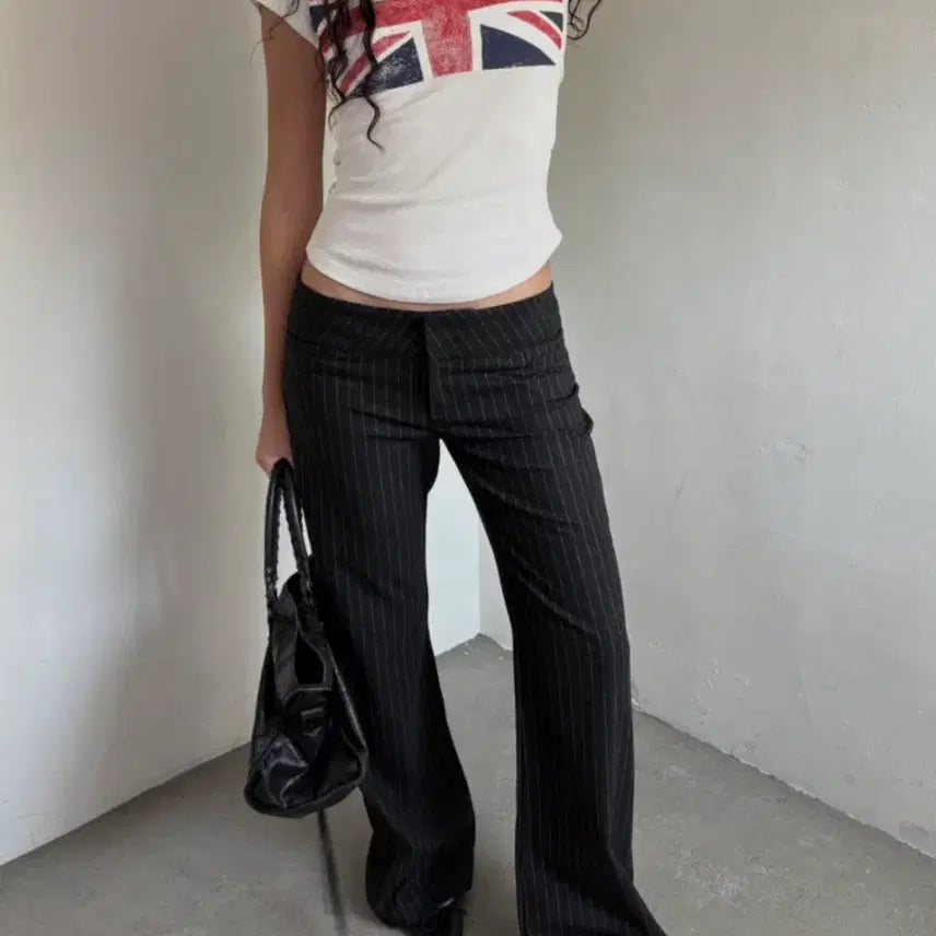 [BUNJANG] thingsandstuff Wool Stripe Pants S / thingsandstuff 키이라 울 스트라이프 팬츠 S
