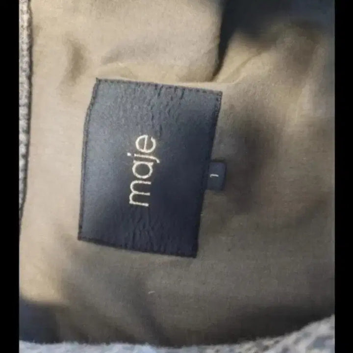 [BUNJANG] Maje Check Pattern Long Coat / maje 코트