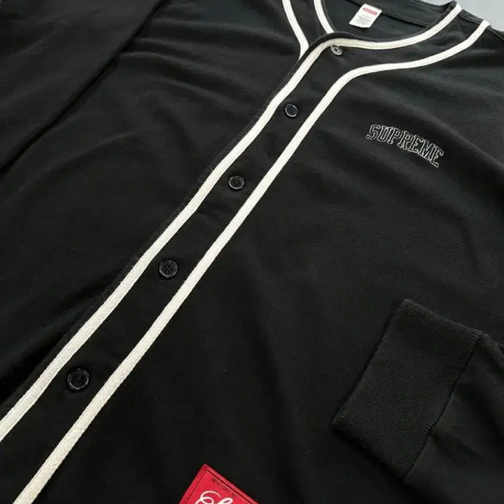 [BUNJANG] Supreme 18FW Baseball Jersey L / 슈프림 18fw 베이스볼 져지