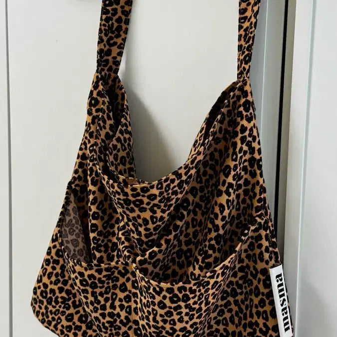 [BUNJANG] MasRules Leopard Pattern Eco Bag / 마스마룰즈 에코백 (레오파드 패턴)