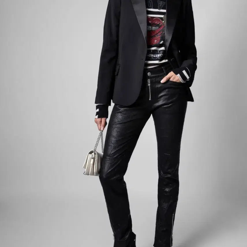 [BUNJANG] Zadig &amp; Voltaire Cashmere Striped Sweater / 쟈딕앤볼테르 소스 캐시미어 스트라이프 스웨터