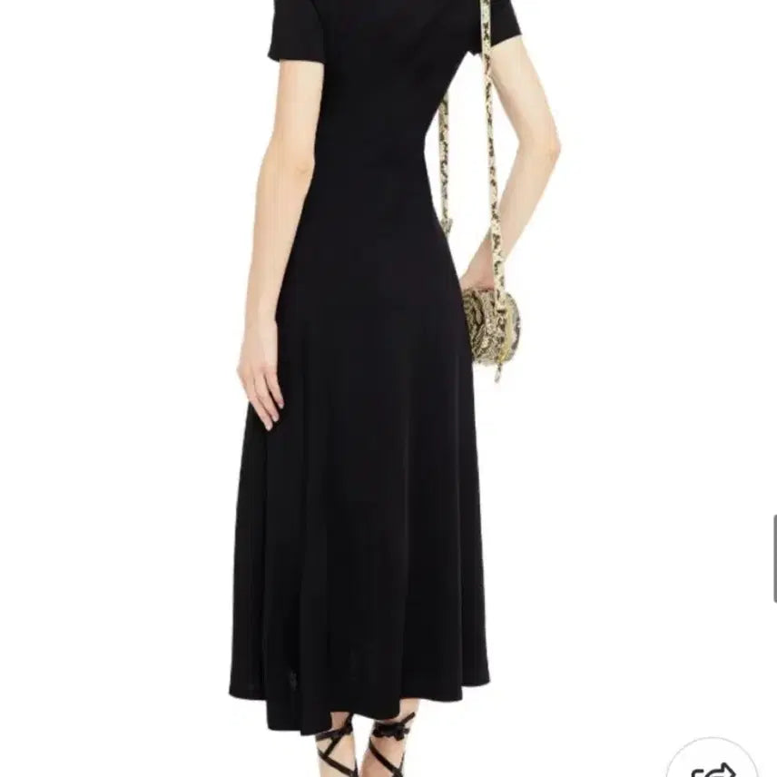 [SOLD OUT] 산드로 페이즐리 블랙 롱 원피스