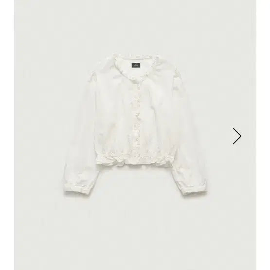 [BUNJANG] The Barnet Poise Ruffle Blouse / 더바넷 Poise Ruffle Blouse 블라우스 S