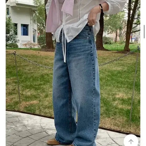 [BUNJANG] Withyun Loose Fit Denim XS / 위드윤 루즈핏 데님 xs
