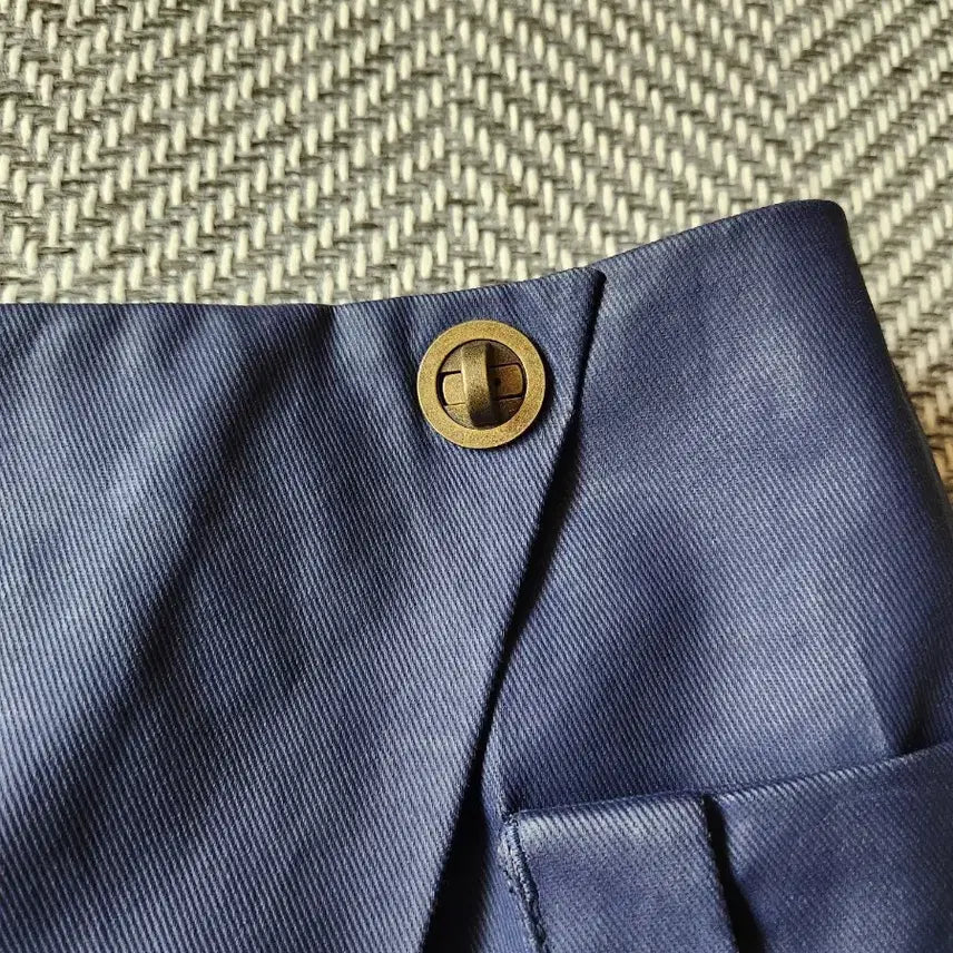 [BUNJANG] COS Navy Cargo Wrap Skirt Size 38 / COS 네이비 카고 랩스커트 38