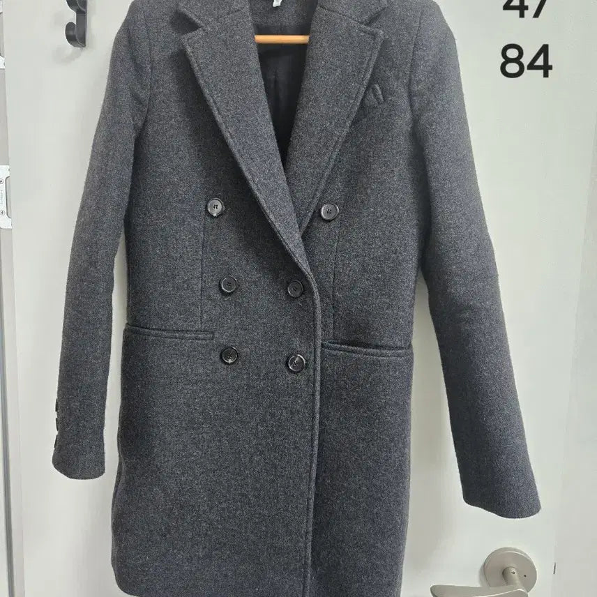 [BUNJANG] IRO Gray Wool Blend Coat / IRO 회색 울 코트