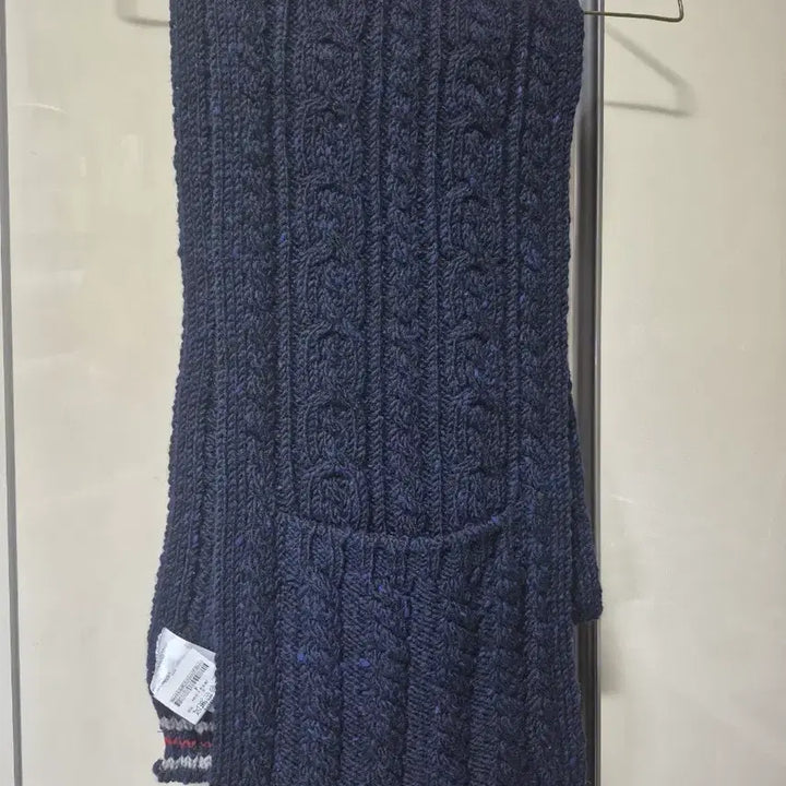 [BUNJANG] Thom Browne Cable Pocket Scarf / 톰브라운 케이블 포켓 머플러