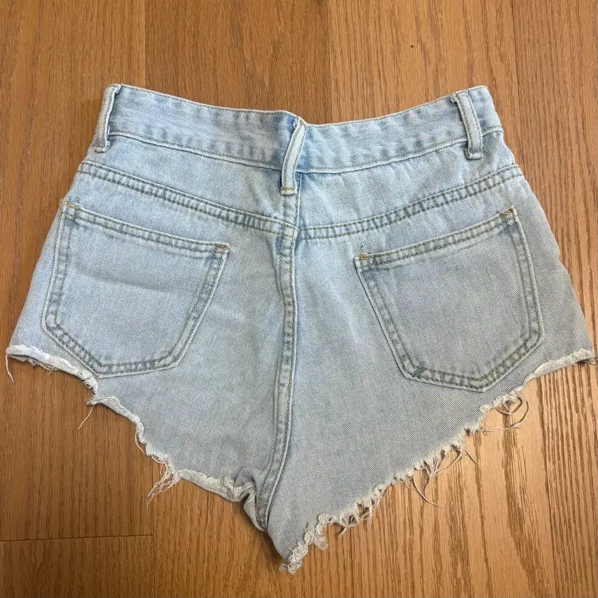 [BUNJANG] Denim Shorts / 데미지 워싱 데님 반바지 핫팬츠 숏팬츠