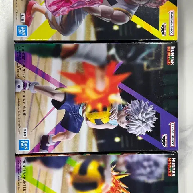 [BUNJANG] Hunter x Hunter Greed Island Dodgeball Figure Bundle Set (Japan Import, Sealed) / [일본내수용] 택포 7 미개봉 헌터x헌터 그리드아일랜드 일괄 피구 피규어