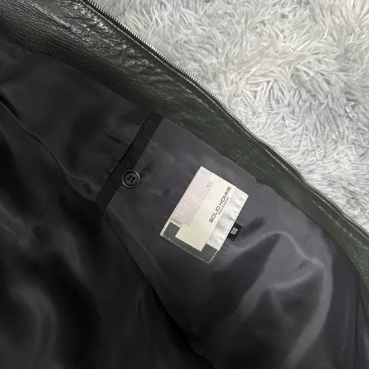 [BUNJANG] Solid Homme Lambskin Leather Jacket L / 솔리드옴므 양가죽 자켓 L사이즈