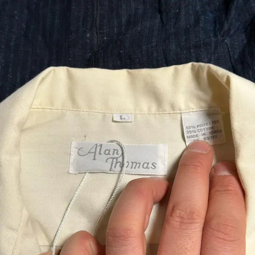 [BUNJANG] Alan Thomas Guayabera Shirt / 80-90s 알란 토마스 구아야베라 셔츠 L