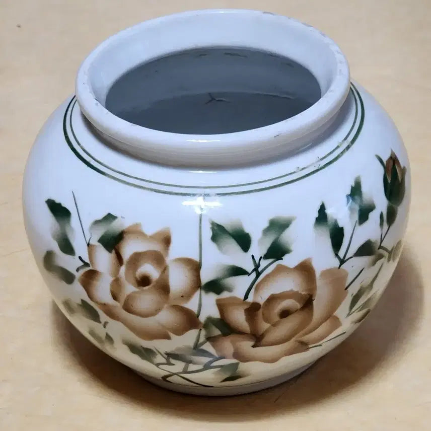 [BUNJANG] Antique Floral Vase / 도자기