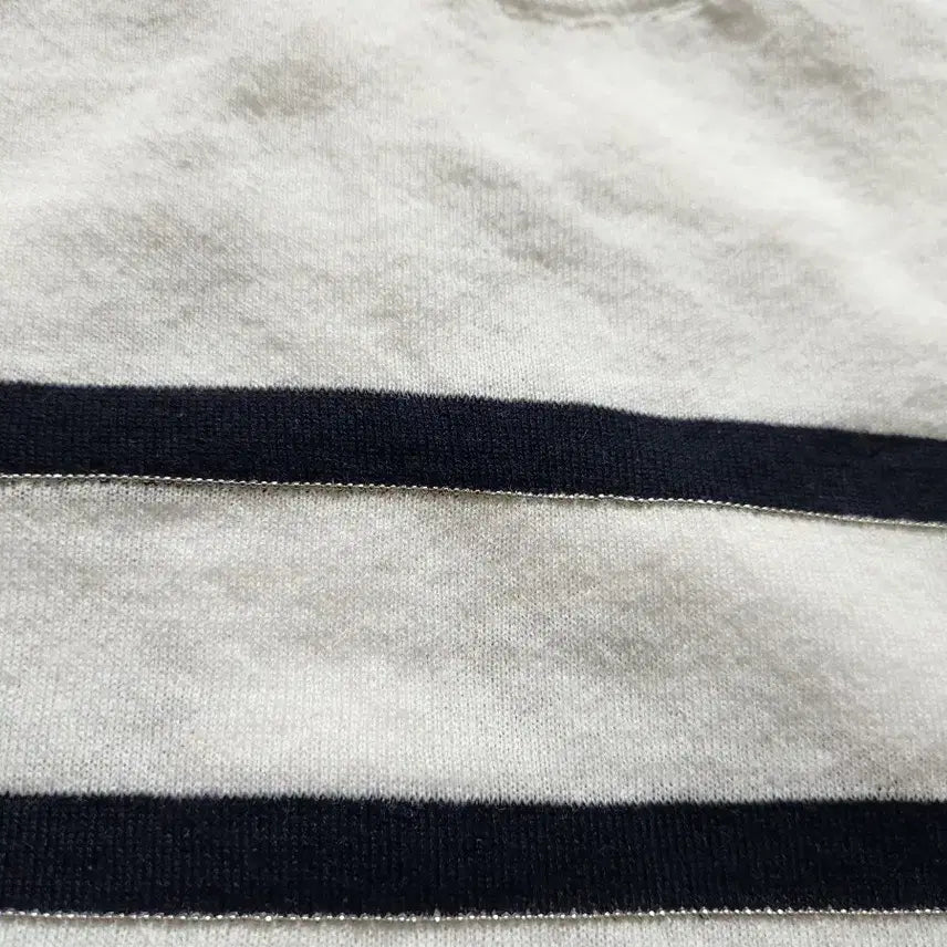 [BUNJANG] S&amp;J Co. White Stripe Summer Knit (Size 100) / 새상품) 화이트 스트라이프 썸머니트 100