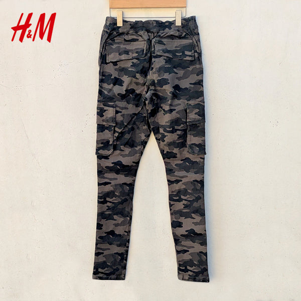 [BUNJANG] H&amp;M Slim Fit Cargo Pants Camouflage / H&amp;M / 카고 팬츠 슬림핏 (Camouflage)