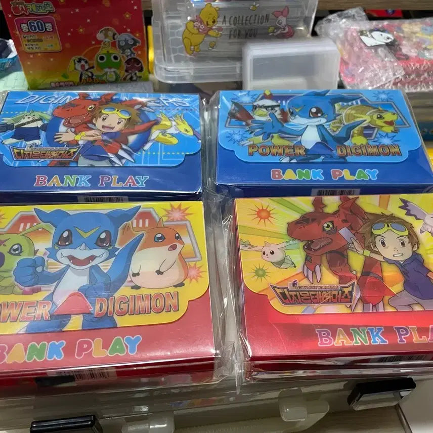 [BUNJANG] Classic Digimon Bank Play Set (7 Types) / 고전 디지몬 은행놀이 7종