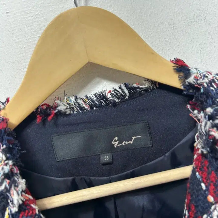 [BUNJANG] Econt Tweed Check Jacket 55 / Econt 트위드 체크 자켓 55
