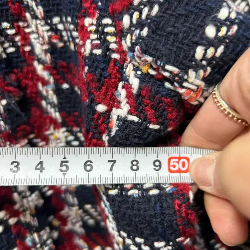 [BUNJANG] Econt Tweed Check Jacket 55 / Econt 트위드 체크 자켓 55