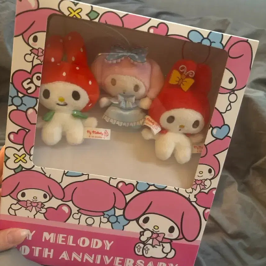 [BUNJANG] My Melody 50th Anniversary Doll Set / 마이멜로디 50주년 인형 세트