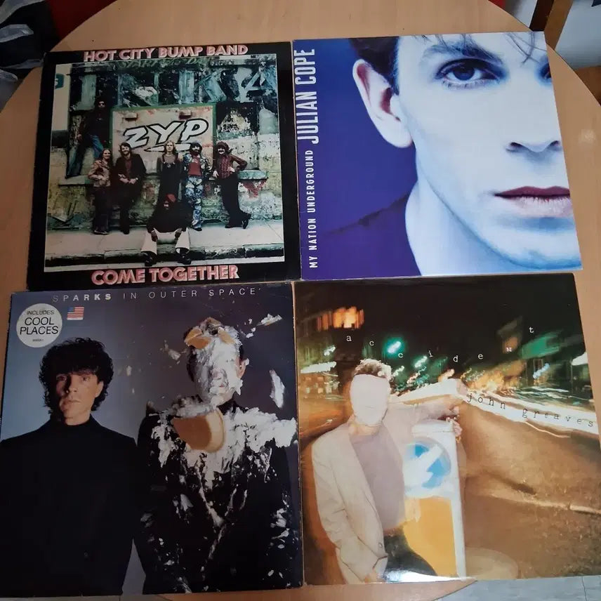[BUNJANG] Hot City Bump Band, Julian Cope Bundle Set LP Records / 민트급 4장 일괄 언더 밴드 솔로  LP  할인
