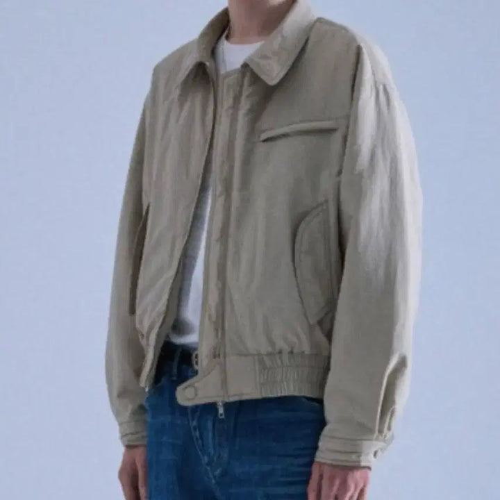 [BUNJANG] ETCE Lucas Bomber Jacket (Striped Pattern) - Size M / ETCE 루카스 봄버 자켓 2 M사이즈 (정가 245,000원)
