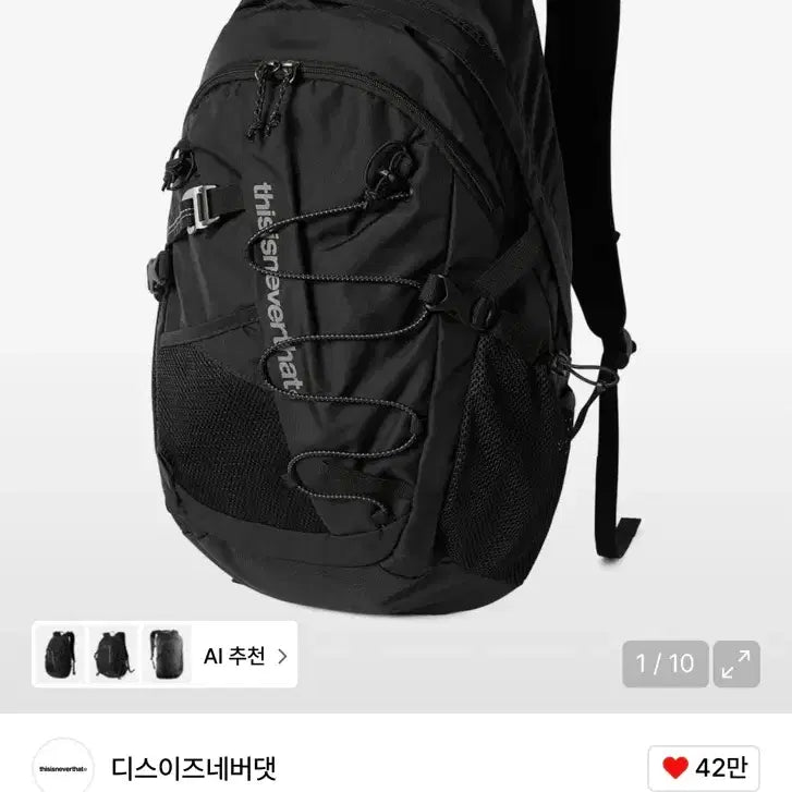 [SOLD OUT] 디스이즈네버댓 백팩