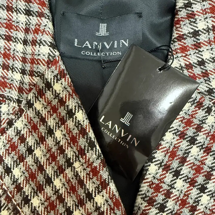 [BUNJANG] Lanvin Collection Check Jacket / Lanvin Collection 체크 자켓 (여분의 단추 포함)
