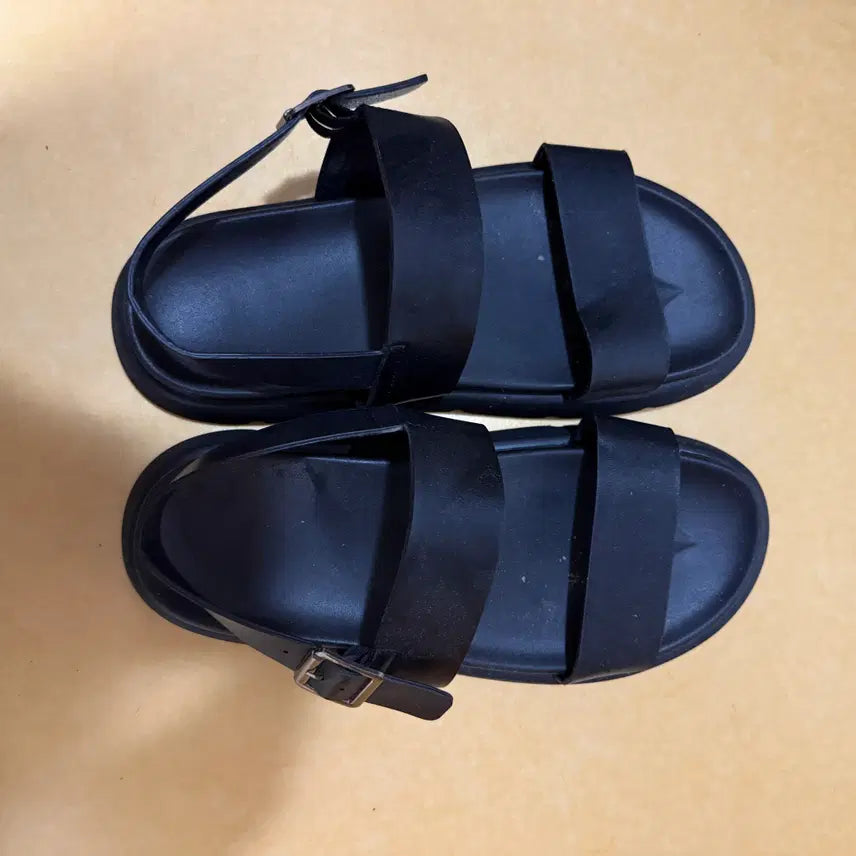[BUNJANG] Sixfit One-Strap Strap Sandals Black Size 270 / [270] 식스핏 스트랩 샌들 3YD ONE-STRAP
