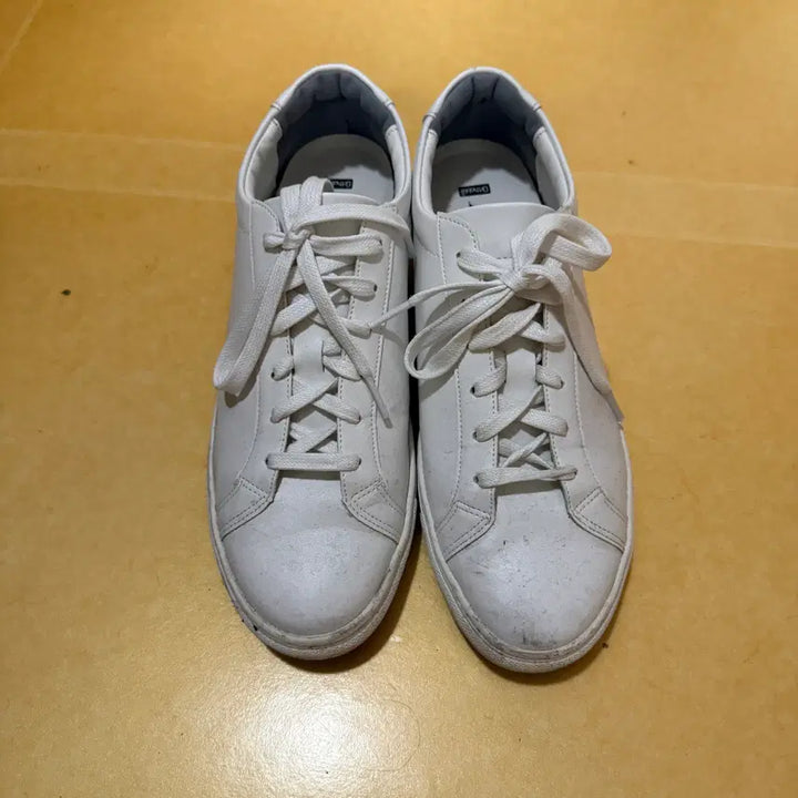 [BUNJANG] Sixfit White Sneakers - Height Increasing Version / [275] 식스핏 화이트 스니커즈 키높이 버전 1IN WHITE HI
