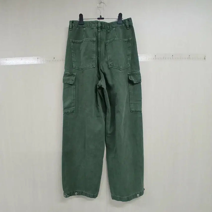[SOLD OUT] 빈티지 그린 카고 와이드 팬츠