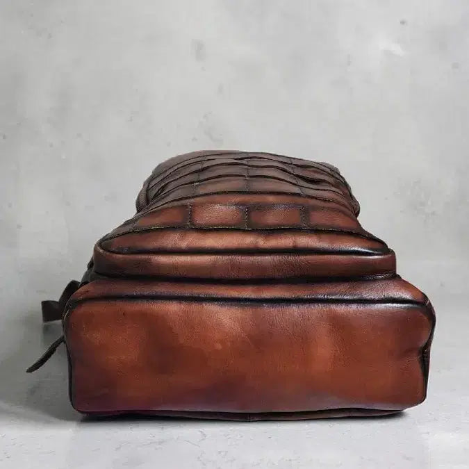 [BUNJANG] Leather Backpack / 통가죽 백팩