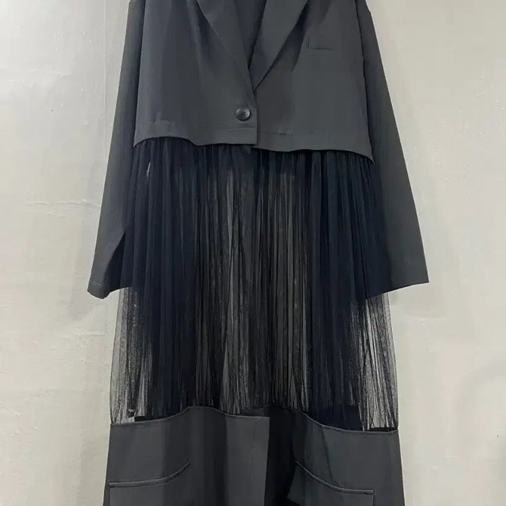 [BUNJANG] Sheer Long Coat / 새상품) 시스루 롱코트